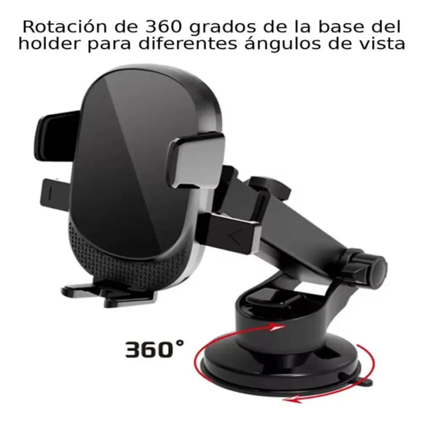 HOLDER SOPORTE PARA CELULAR DE CHUPA PARA CARRO RT-667