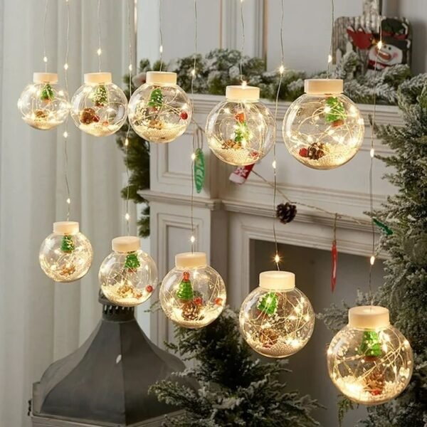 ESFERAS LUCES  NAVIDEÑAS DECORATIVAS