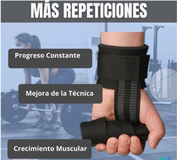 MUÑEQUERA CORREA STRAPS PARA GYM