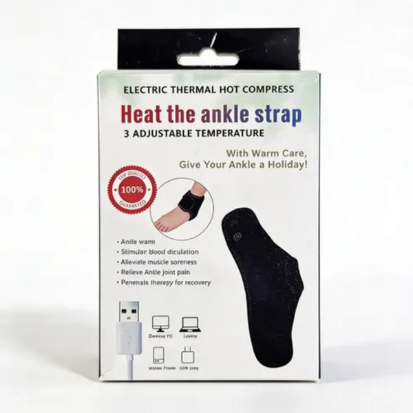 MASAJEADOR TOBILLERA TERMICA ELECTRICA ANKLE STRAP