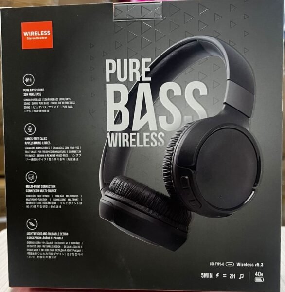 AUDIFONOS DIADEMA INALAMBRICOS PURE BASS