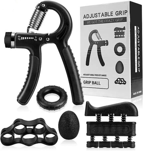 KIT EJERCITADOR DE MANO AJUSTABLE GRIP BALL