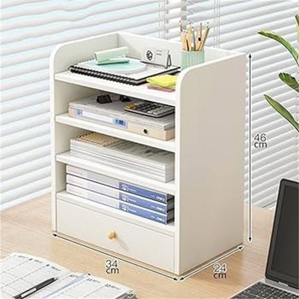 ORGANIZADOR PARA ESCRITORIO 4 ESTANTES PRLA-994