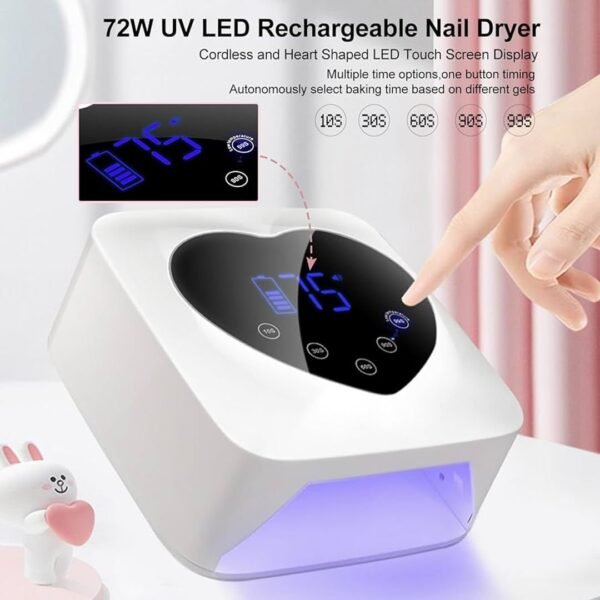 LAMPARA UV DE UÑAS 72W INALAMBRICA L110