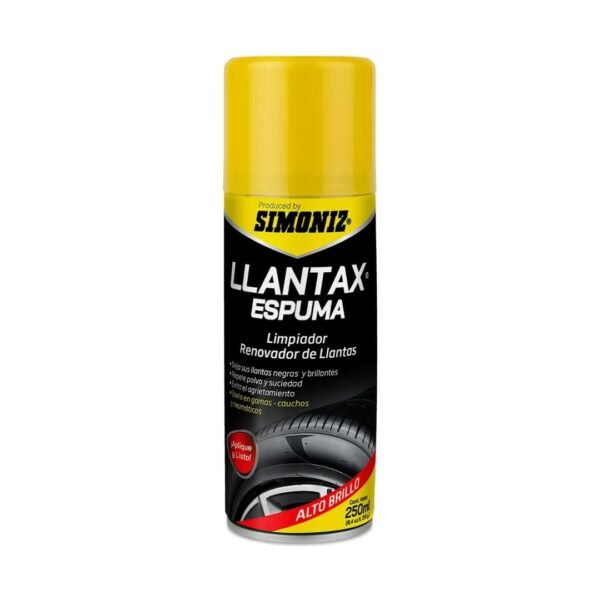 LIMPIADOR DE LLANTAS LLANTAX 250 ML SIMONIZ