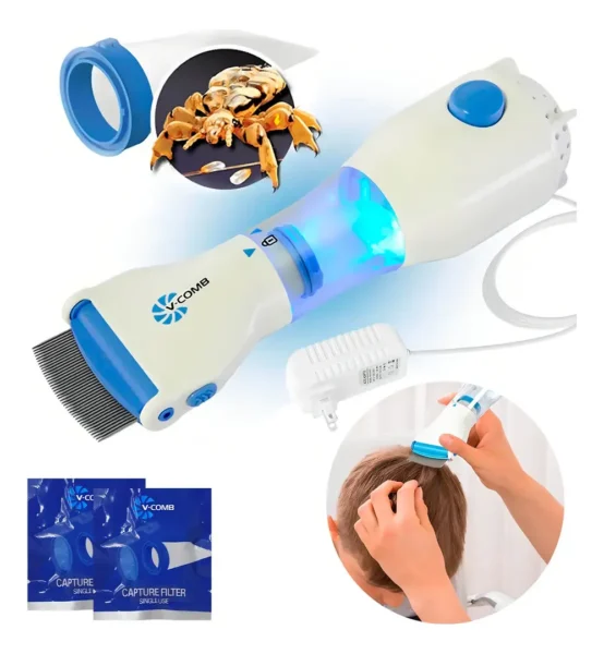 ASPIRADORA PEINE REMOVEDOR DE PIOJOS V-COMB