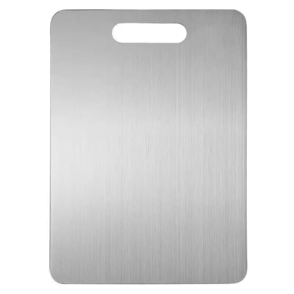 TABLA COCINA DE PICAR EN ACERO INOXIDABLE 23CMx34CM