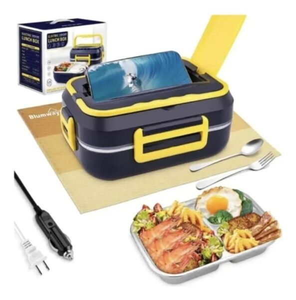 LONCHERA TERMICA ELECTRICA LUNCH BOX 1.5L CARRO