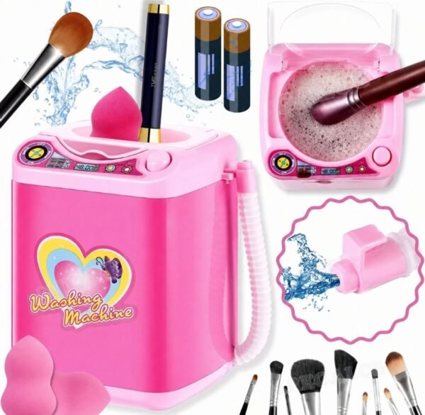 MINI LAVADORA DE BROCHAS Y ESPONJAS MAQUILLAJE
