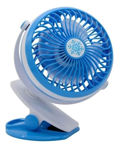 MINI VENTILADOR CLIP USB PORTATIL RECARGABLE 360°
