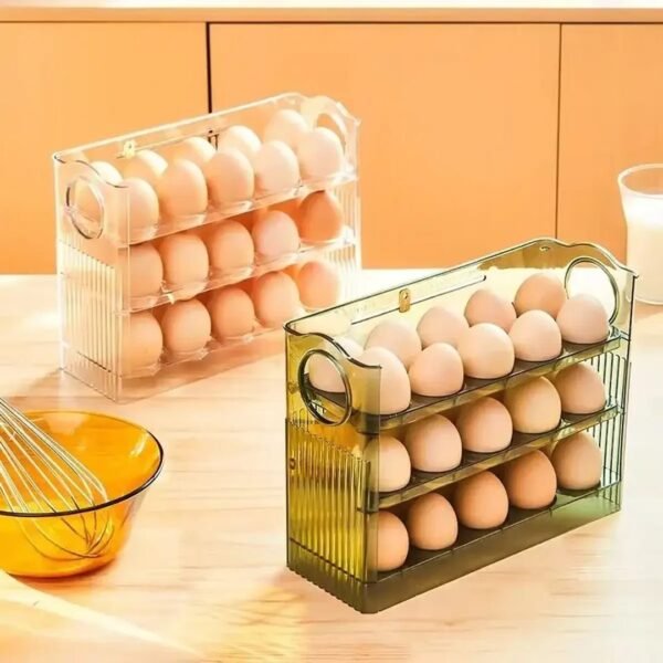 ORGANIZADOR DE HUEVOS 3 NIVELES X30