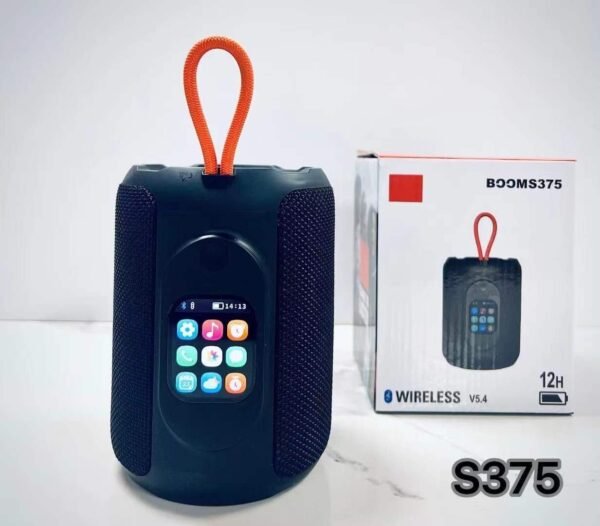 PARLANTE BOOMS-375 CON PANTALLA TACTIL