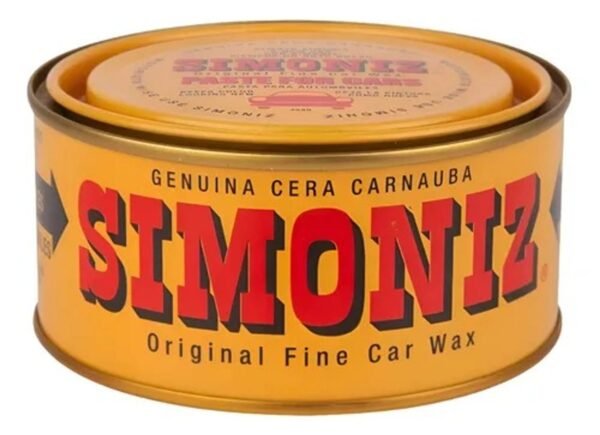 PASTA CERA CARNAUBA SELLADORA PROTECTORA PINTURA SIMONIZ 225G