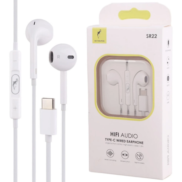 AUDIFONOS MANOS LIBRES SKY DOLPHIN TIPO C