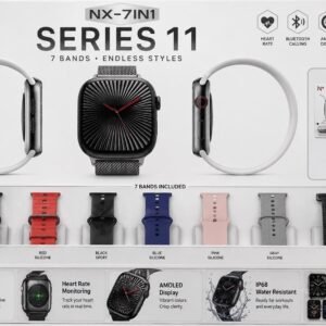 Smartwatch Series 11 NX-7IN1 – 7 Correas en 1