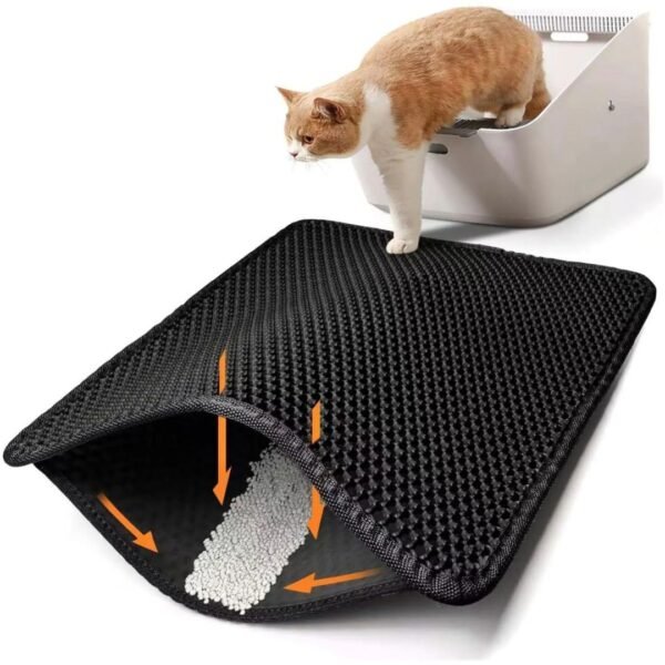 TAPETE ARENERO RECOLECTOR DE ARENA PARA MASCOTAS