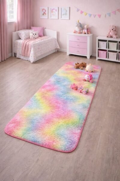 TAPETE PELUDO PIE DE CAMA 60X150CM