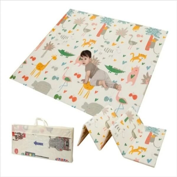 TAPETE PLEGABLE PARA GATEO INFANTIL DOBLE CARA 2 METROSx180