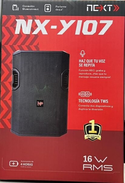 CABINA PARLANTE DE 6.5 PULGADAS NX-Y107 RECARGABLE