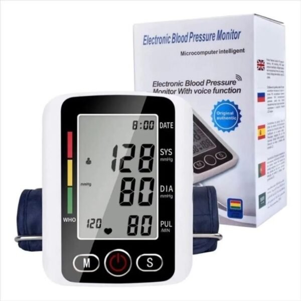 TENSIOMETRO DIGITAL AUTOMATICO DE BRAZO CON VOZ