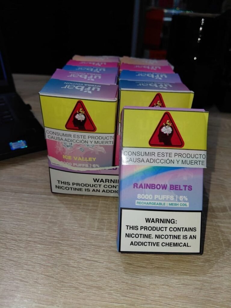 Vapeador Urbar 8000 Puffs