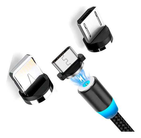 CABLE MAGNETO SKY DOLPHIN 2.4A UNIVERSAL 3 EN 1