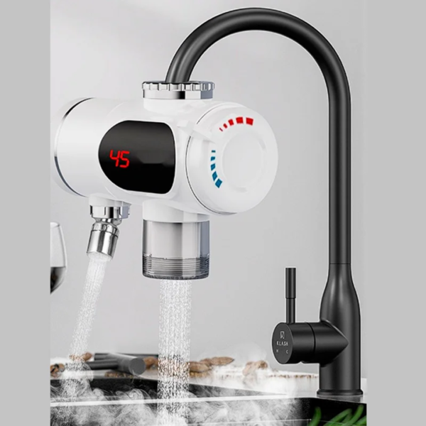 FILTRO CALENTADOR Y PURIFICADOR DE AGUA ELÉCTRICO PARA GRIFO 3000W
