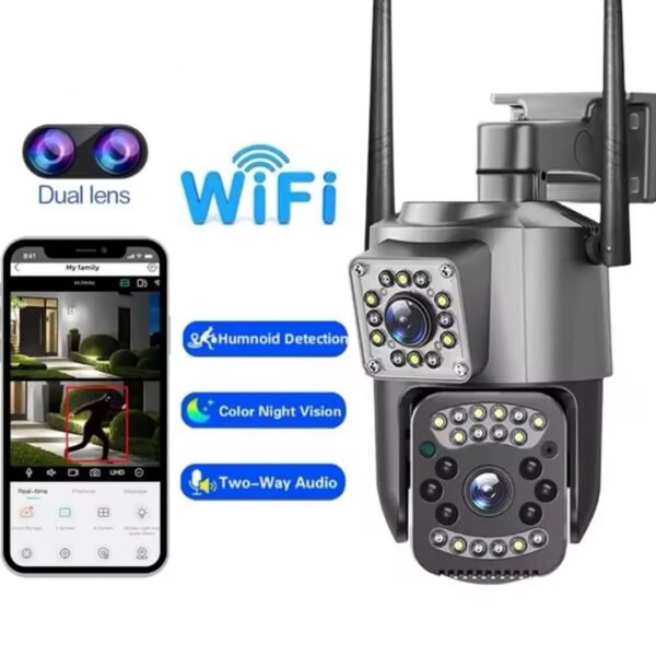 CAMARA DE EXTERIOR DOBLE LENTE V380