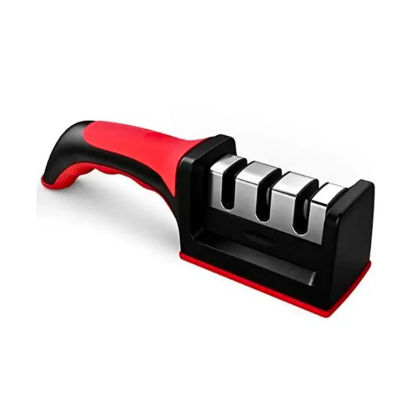 AFILADOR DE CUCHILLO MANUAL SHARPENER ACERO INOXIDABLE