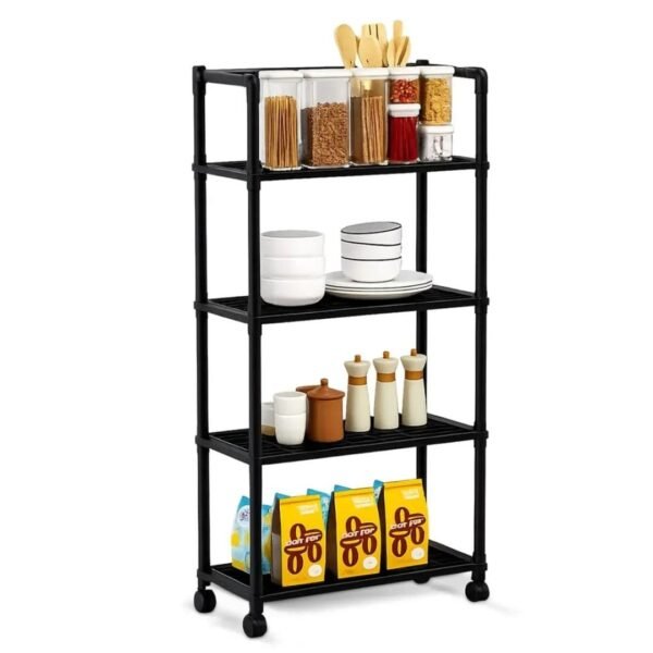 CARRITO ORGANIZADOR MULTIFUNCIONAL ESTANTE 4 NIVELES
