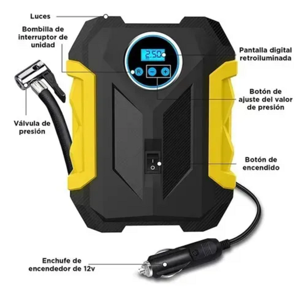 COMPRESOR DE AIRE CARSUN PORTATIL POTENTE