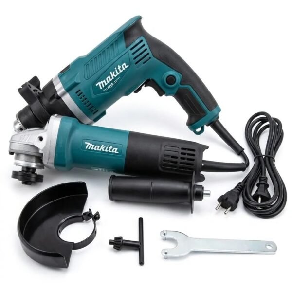 COMBO TALADRO ELECTRICO PERCUTOR CON PULIDORA IDCE TOOLS
