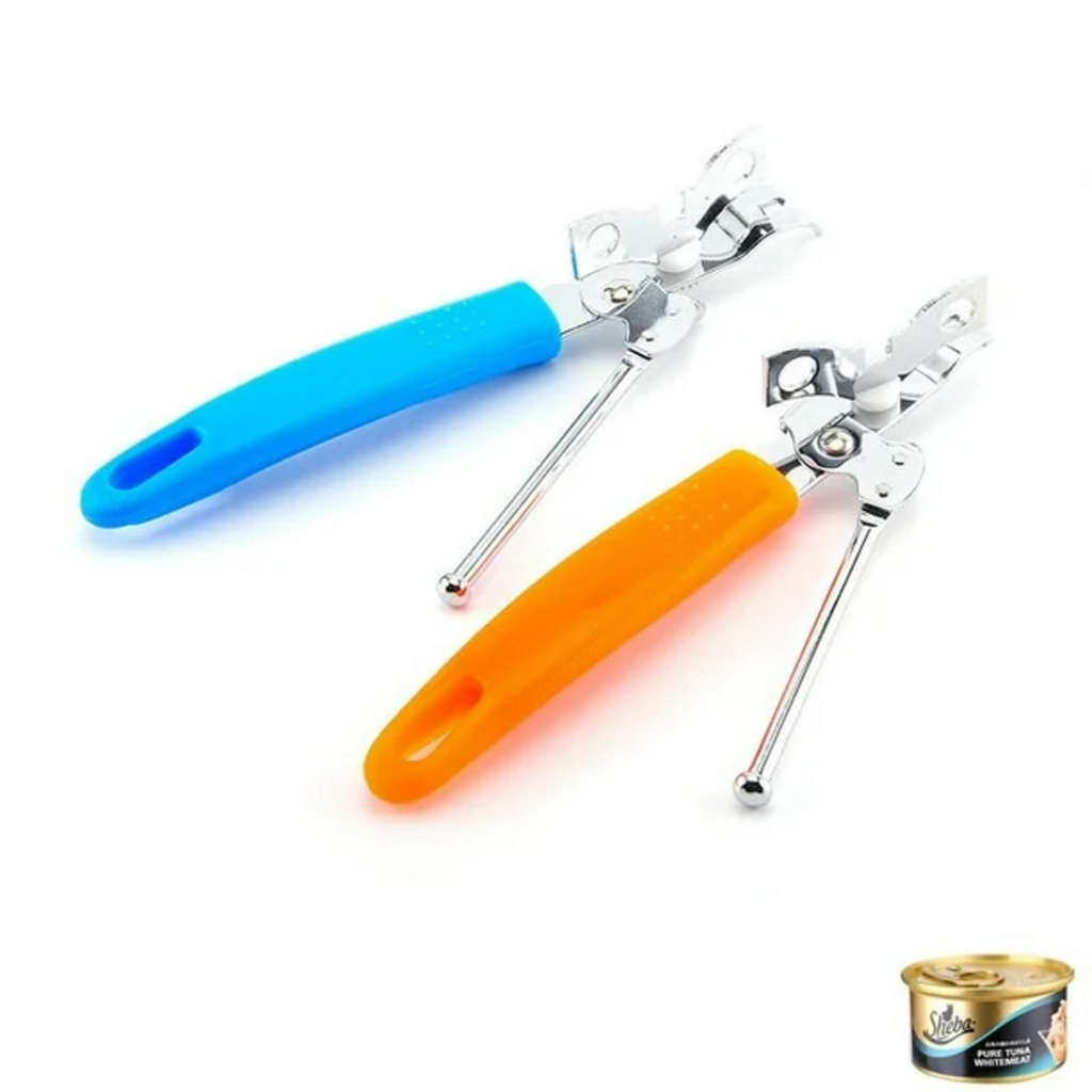 Abrelatas Mariposa Acero Inoxidable con Mango Antideslizante