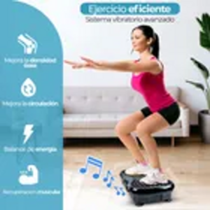 PLATAFORMA VIBRADORA DE EJERCICIO COMPACTA