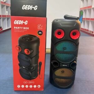 PARLANTE RADIO DOBLE BOCINA RECARGABLE GEDI-G