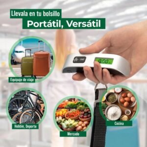 PESA GRAMERA DIGITAL PARA MALETAS BASCULA PORTATIL