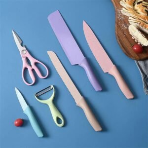 SET CUCHILLOS PROFESIONALES ACERO INOXIDABLE X6