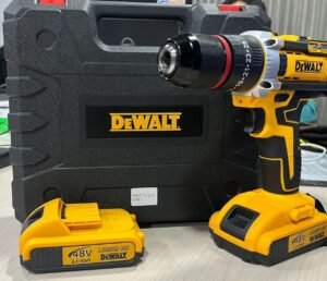 TALADRO INALAMBRICO DOBLE BATERIA 48V PERCUTOR SET DE COPAS  DEWALT