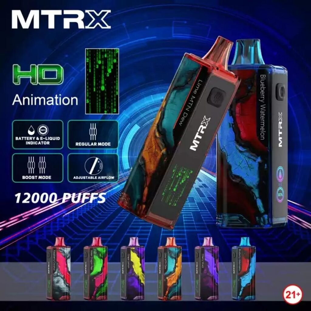 Vapeador Mtrx 12,000 Puffs
