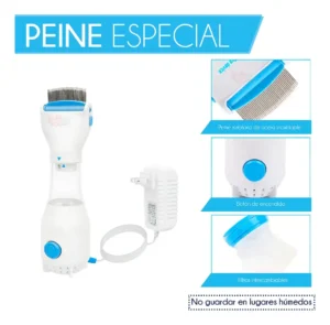 ASPIRADORA PEINE REMOVEDOR DE PIOJOS V-COMB