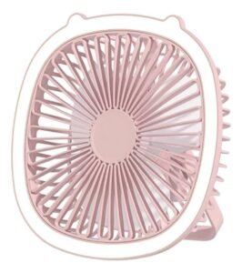 VENTILADOR RECARGABLE CON LUZ