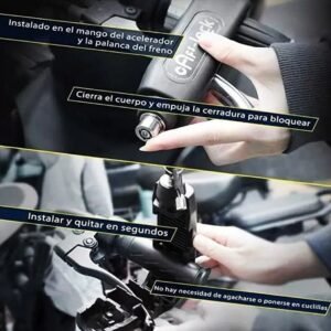 CANDADO MANILLAR DE FRENO PARA MOTO CAPS LOCK