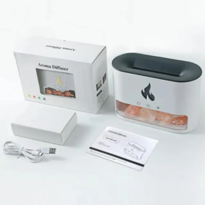 HUMIDIFICADOR CHIMENEA DIFUSOR DE AROMAS LUZ LED