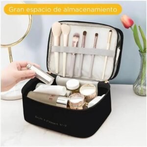 COSMETIQUERA DOBLE ORGANIZADOR DE MAQUILLAJE NECESER DUKMAR