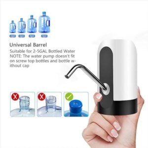 DISPENSADOR DE AGUA AUTOMATICO RECARGABLE PARA GARRAFON