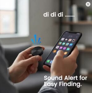 LOCALIZADOR BLUETOOTH – COMPATIBLE CON iOS Y ANDROID REDONDO N6-1