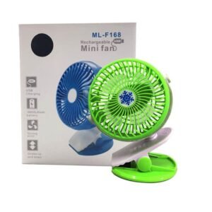MINI VENTILADOR CLIP USB PORTATIL RECARGABLE 360°