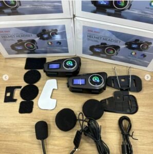 SET INTERCOMUNICADOR Q58-MAX MOTO CASCO X2 PIEZAS