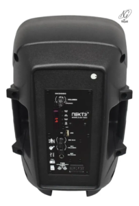 CABINA PARLANTE RECARGABLE 8 PULGADAS LUCES LED NX-Y8