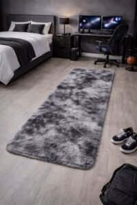 TAPETE PELUDO PIE DE CAMA 60X150CM